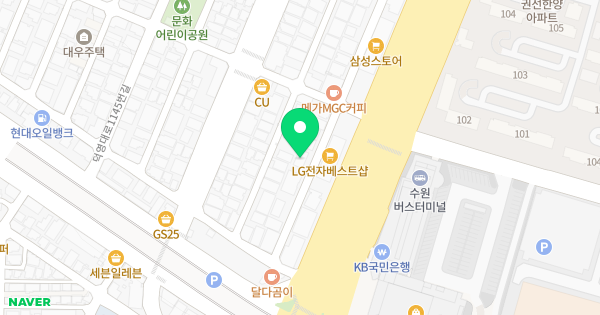 (1120-9) 위치 지도 - 경기도 수원시 권선구 경수대로261번길 6-19