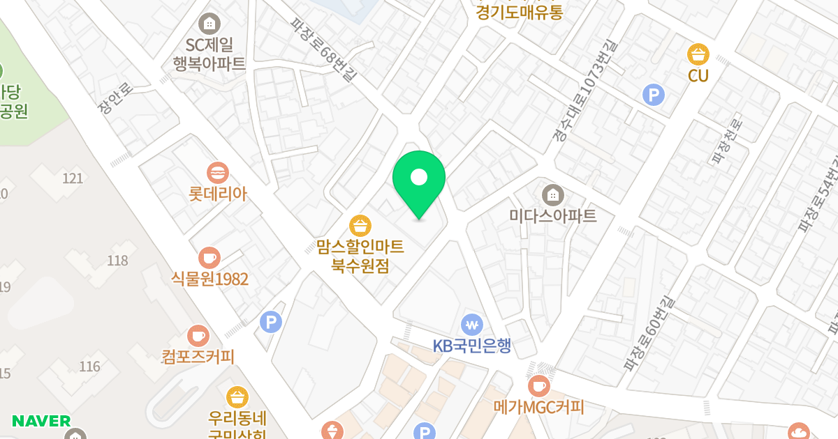 건우까사미2차 위치 지도 - 경기도 수원시 장안구 파장로76번길 11