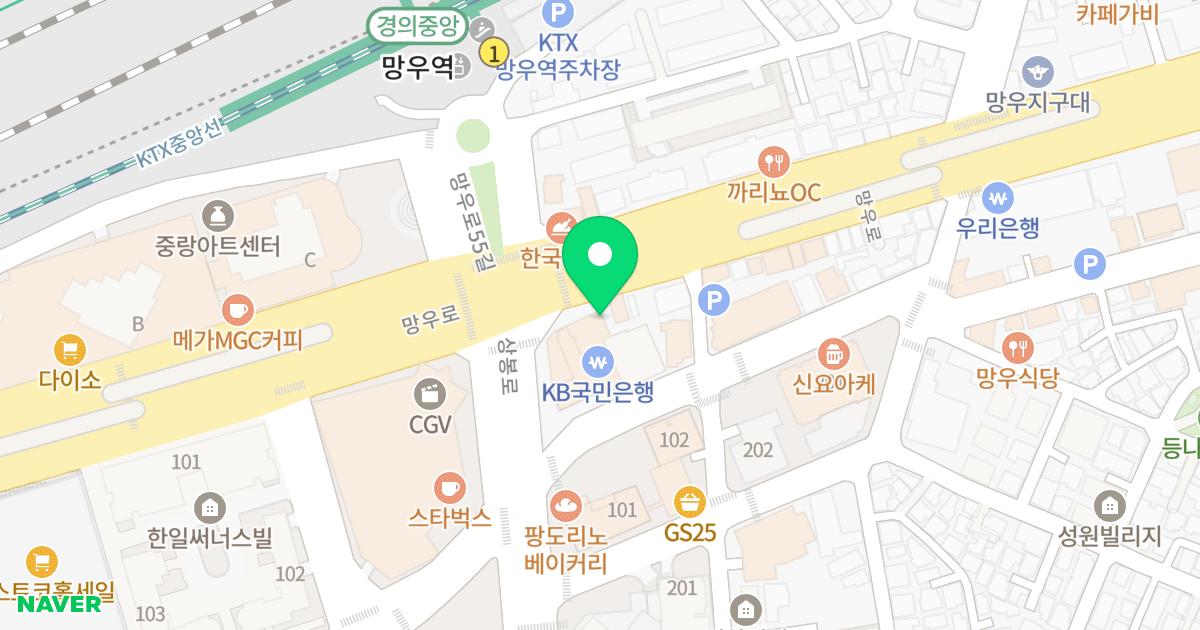 삼부 위치 지도 - 서울특별시 중랑구 상봉로 134