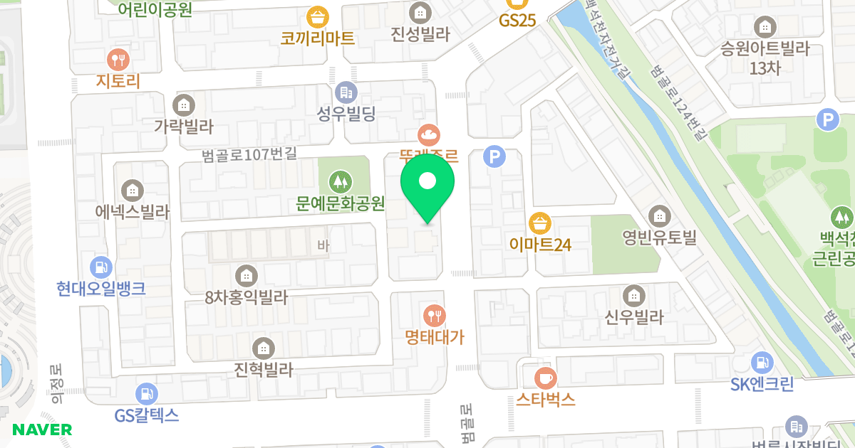 삼익리베리움 위치 지도 - 경기도 의정부시 범골로 101