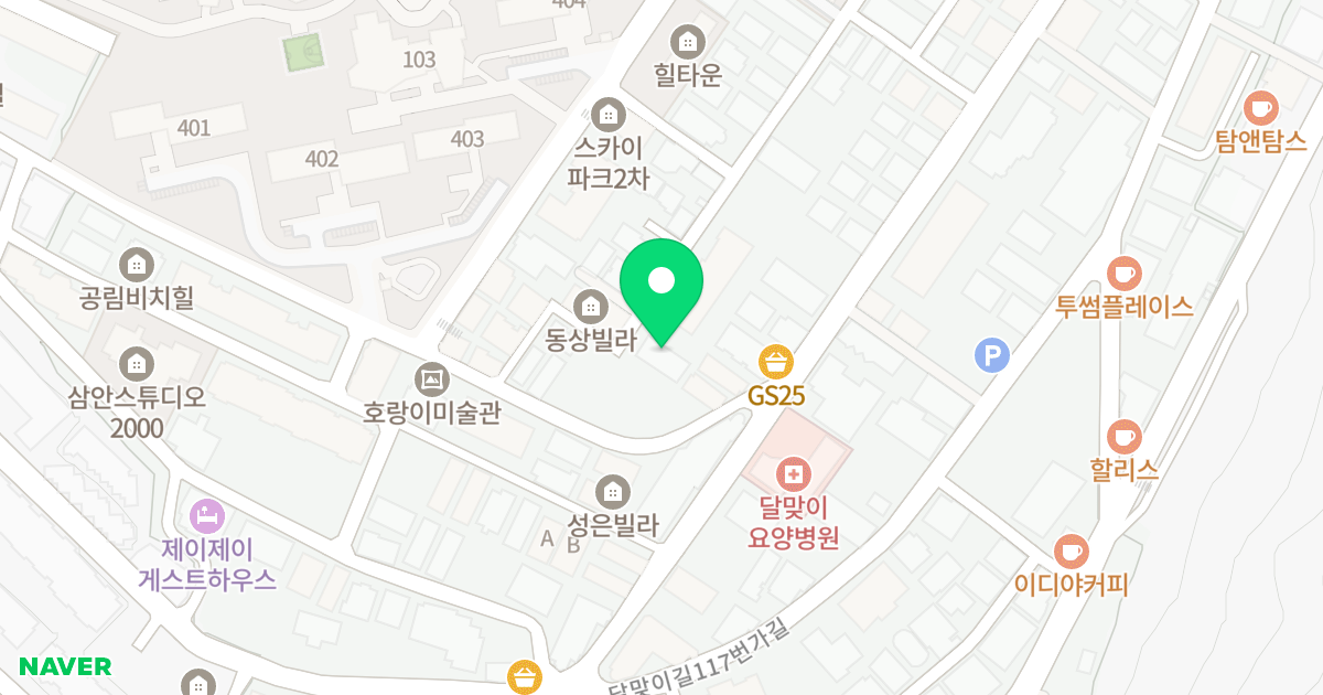 영동팰리스 위치 지도 - 부산광역시 해운대구