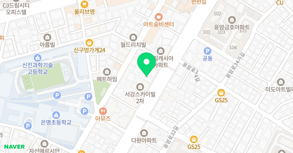 리치스페이스 위치 지도 - 서울특별시 은평구