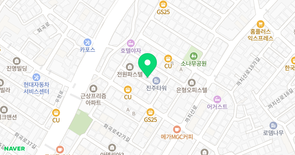 The Forest (화곡Ⅰ) 위치 지도 - 서울특별시 강서구 화곡로42나길 6-11