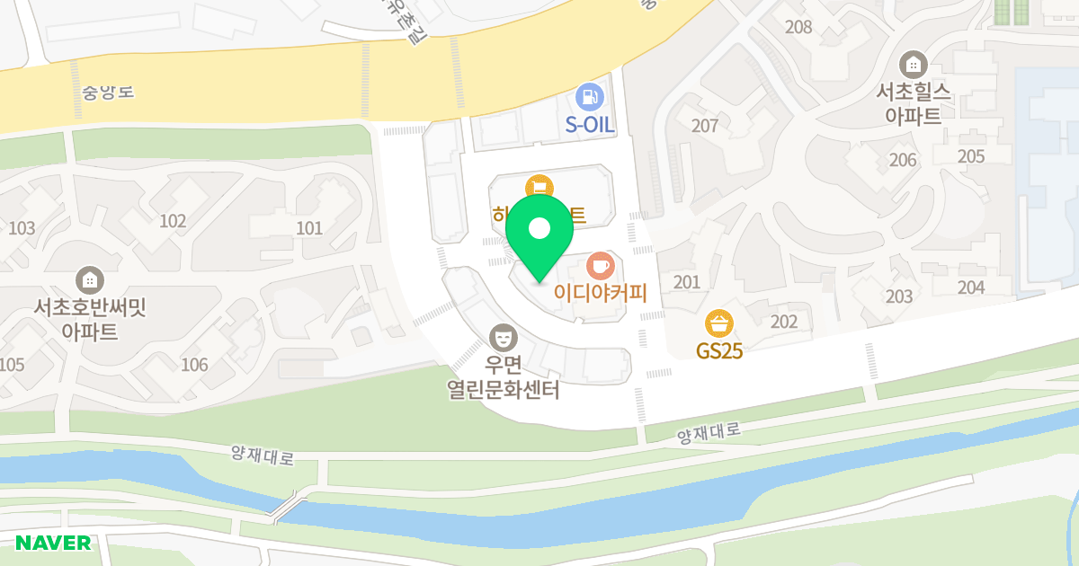 미라쉘 위치 지도 - 서울특별시 서초구 양재대로2길 100-61