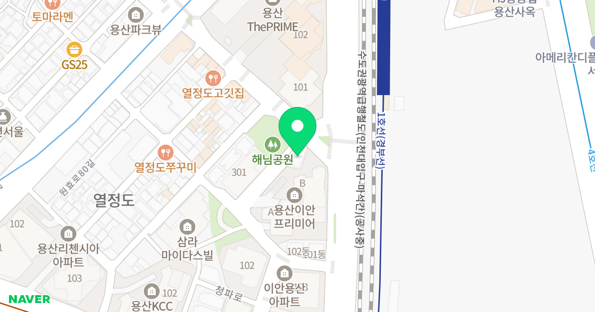 (2-9) 위치 지도 - 서울특별시 용산구 원효로90길 30-1