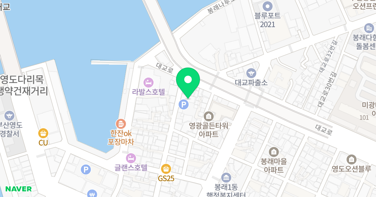 (59-2) 위치 지도 - 부산광역시 영도구 태종로73번길 42