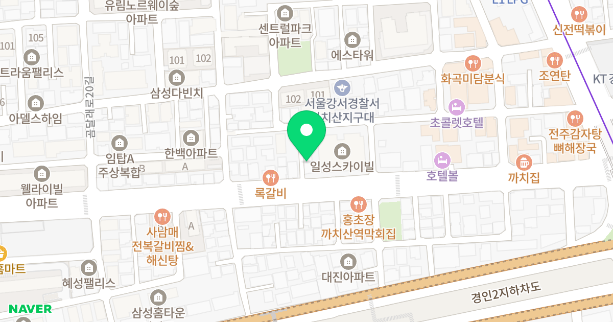 쌍떼포레 위치 지도 - 서울특별시 강서구 강서로5나길 56
