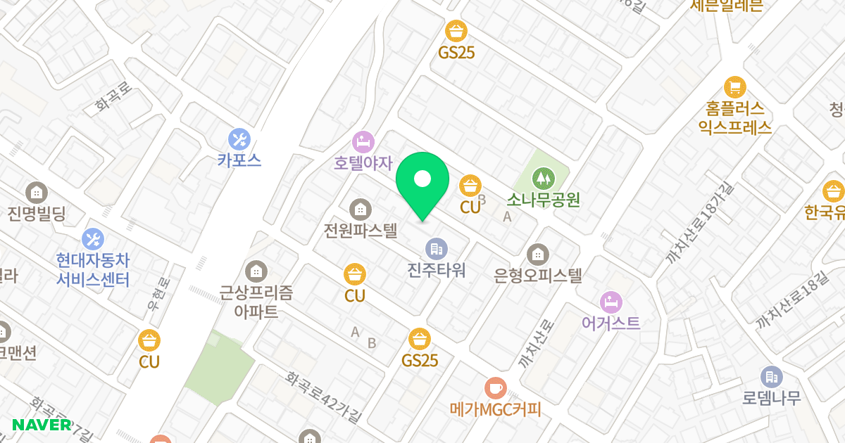 The Forest (화곡Ⅱ) 위치 지도 - 서울특별시 강서구 화곡로42나길 14-12