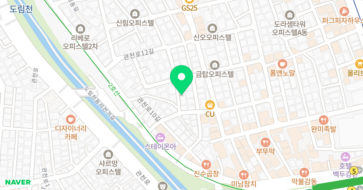 리츠 오피스텔 & 도시형생활주택 위치 지도 - 서울특별시 관악구 관천로10길 11-4