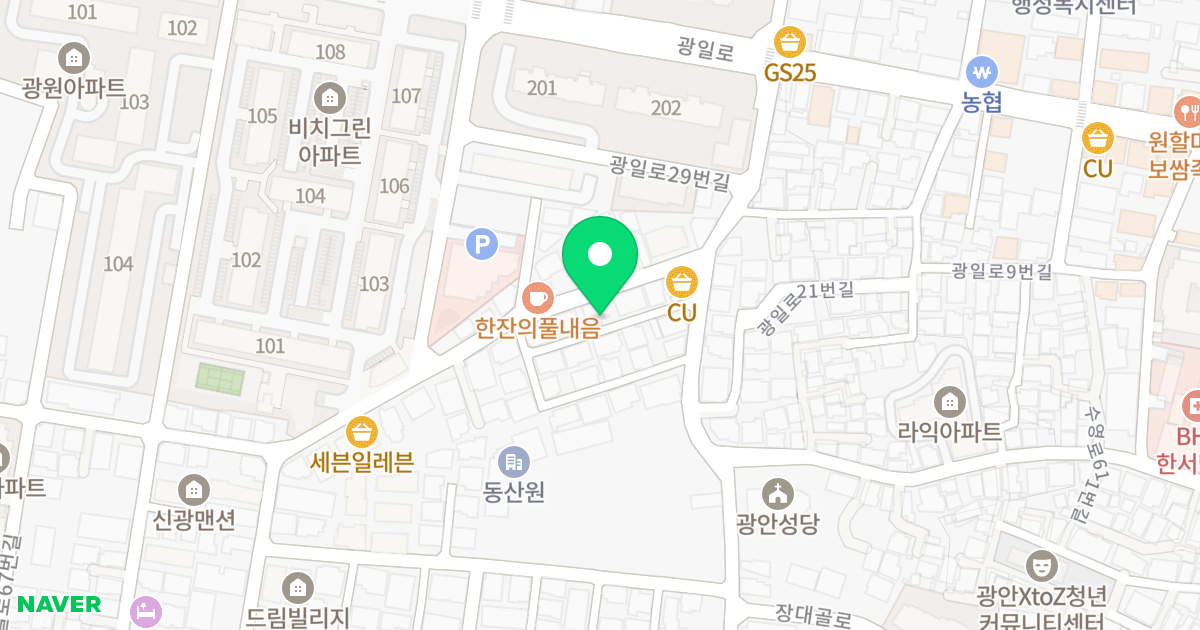 명성가온빌 위치 지도 - 부산광역시 수영구
