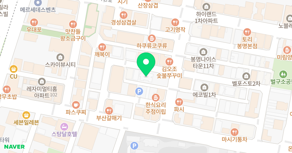 벨포스토 네번째이야기 위치 지도 - 대전광역시 유성구 온천북로33번길 21-9