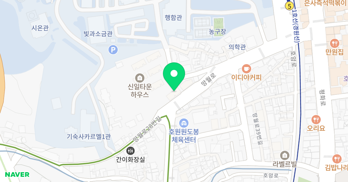 신일타운하우스 위치 지도 - 경기도 의정부시