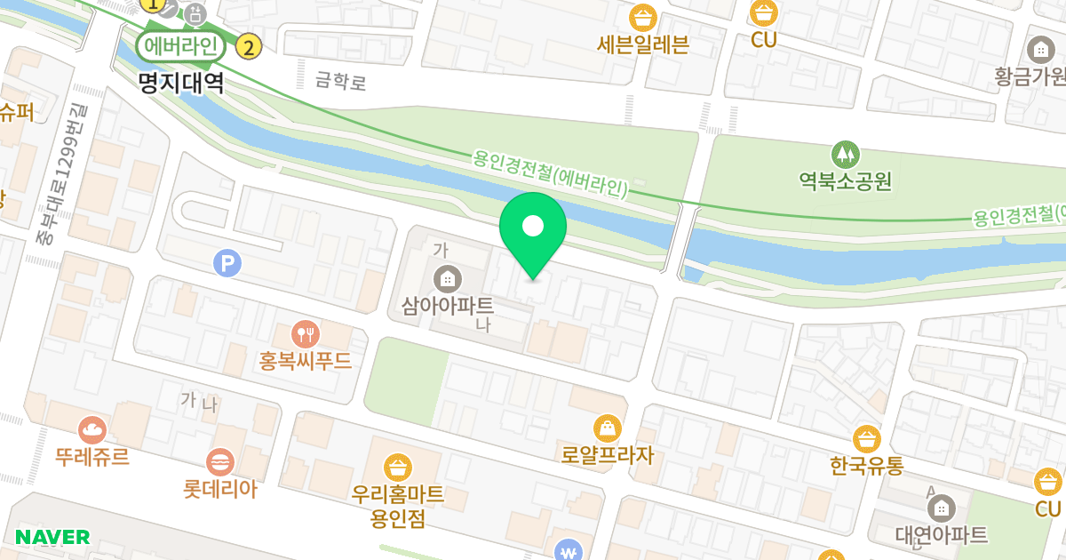 드림캐슬 위치 지도 - 경기도 용인시 처인구 용문로 60-1