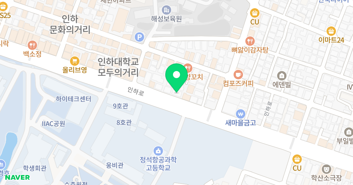 동림오피스텔 위치 지도 - 인천광역시 미추홀구 인하로 97