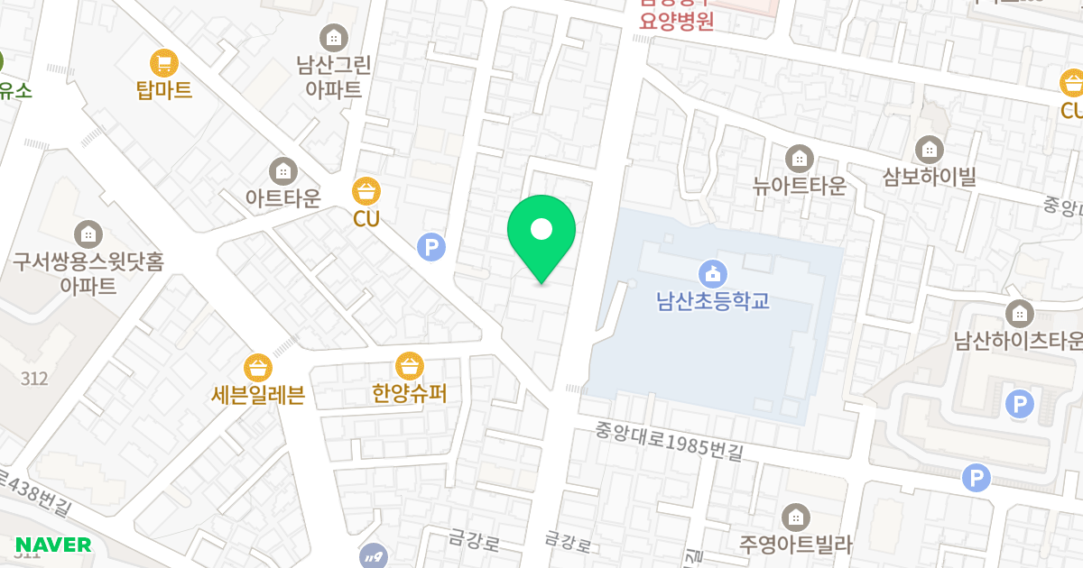 마이빌스위트 위치 지도 - 부산광역시 금정구 금강로 617