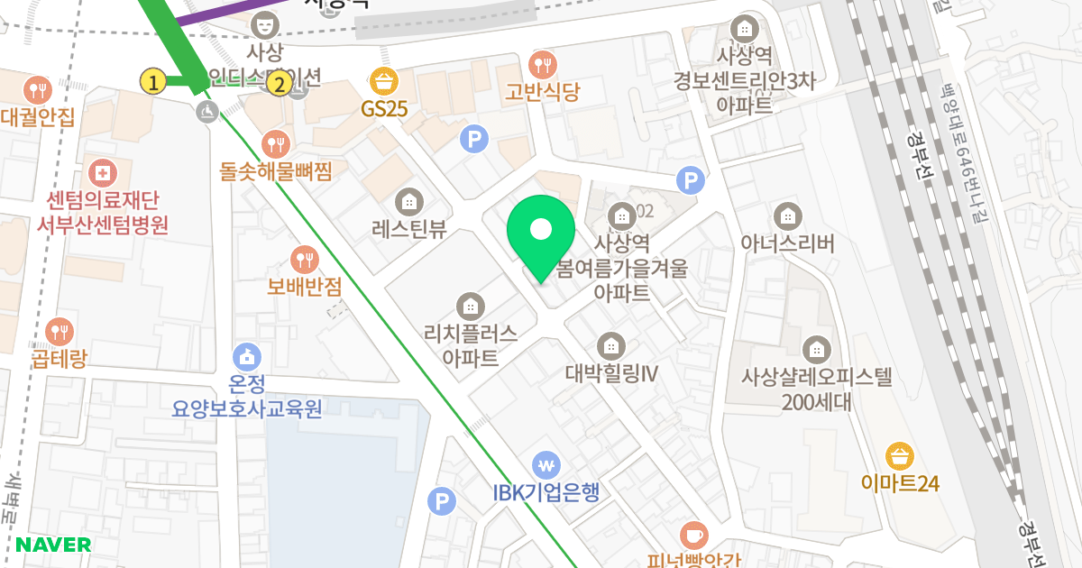 사상세영엘리츠 위치 지도 - 부산광역시 사상구 광장로86번길 31