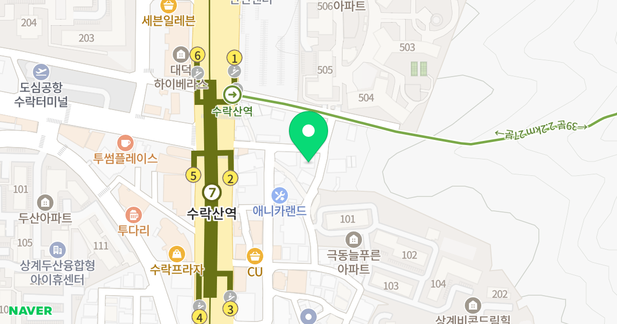 (1131-12) 위치 지도 - 서울특별시 노원구 동일로246길 26