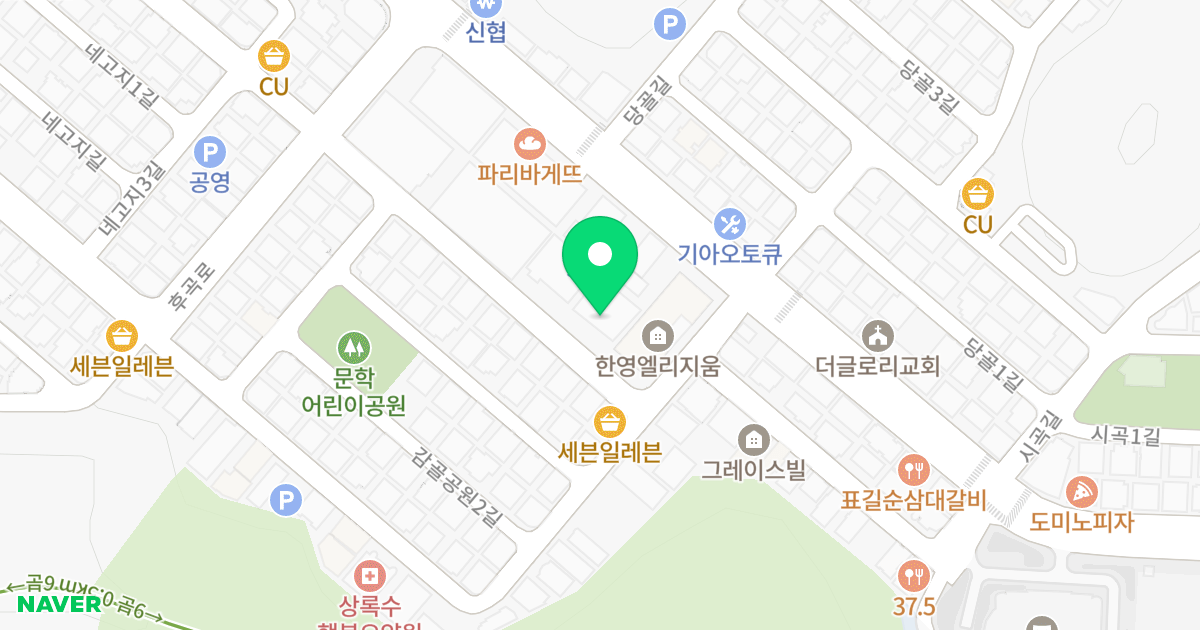 엘리지움2차 위치 지도 - 경기도 안산시 상록구 네고지2길 47