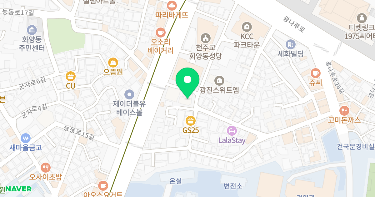 (111-89) 위치 지도 - 서울특별시 광진구 광나루로20길 34