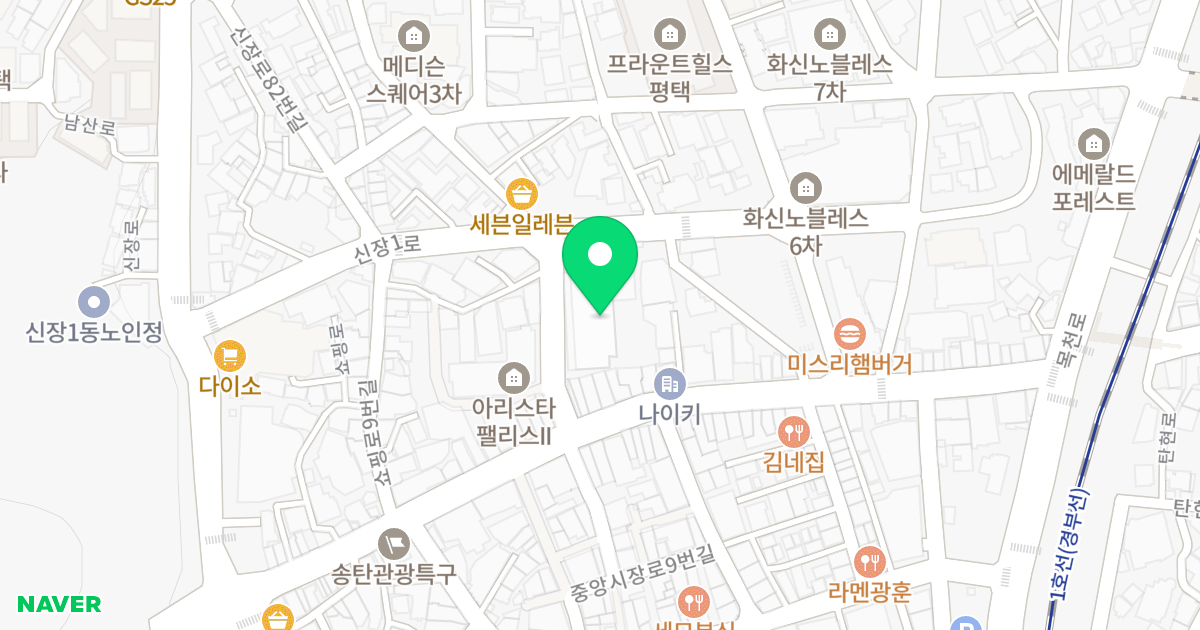 아리스타팰리스I 위치 지도 - 경기도 평택시 쇼핑로 19-4