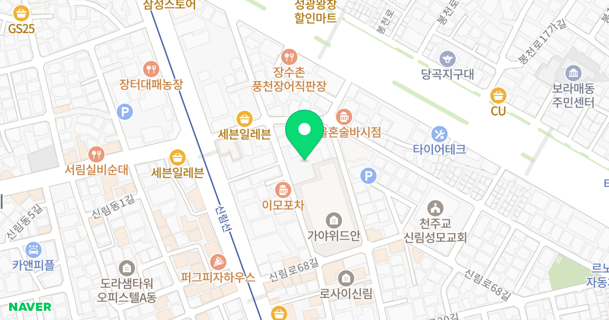 (1426-9) 위치 지도 - 서울특별시 관악구 봉천로12길 31