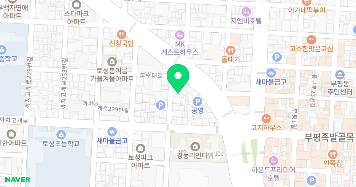 건원 안단테스위트 위치 지도 - 부산광역시 서구 까치고개로 251-12