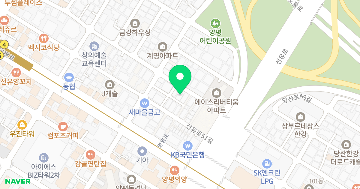 제니스빌 위치 지도 - 서울특별시 영등포구 선유로53길 7-1