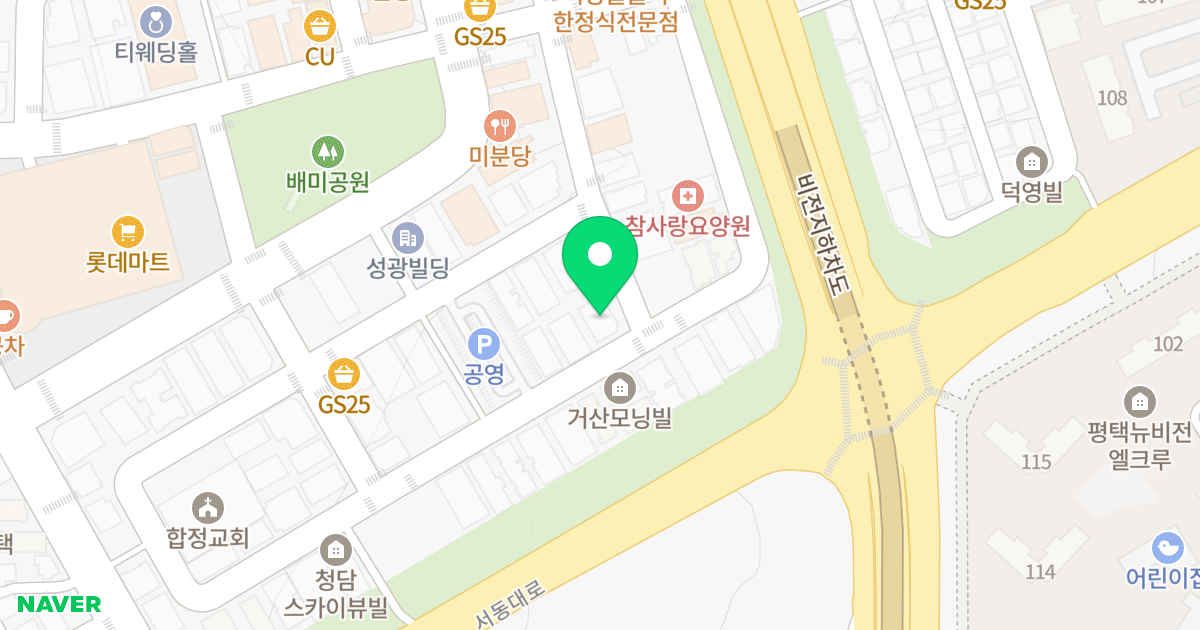 로얄해스티아 위치 지도 - 경기도 평택시