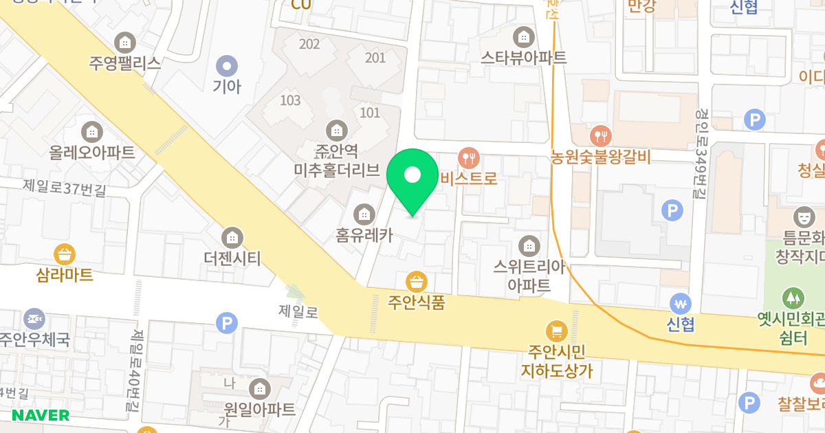아르누보 위치 지도 - 인천광역시 미추홀구 경인로325번길 10