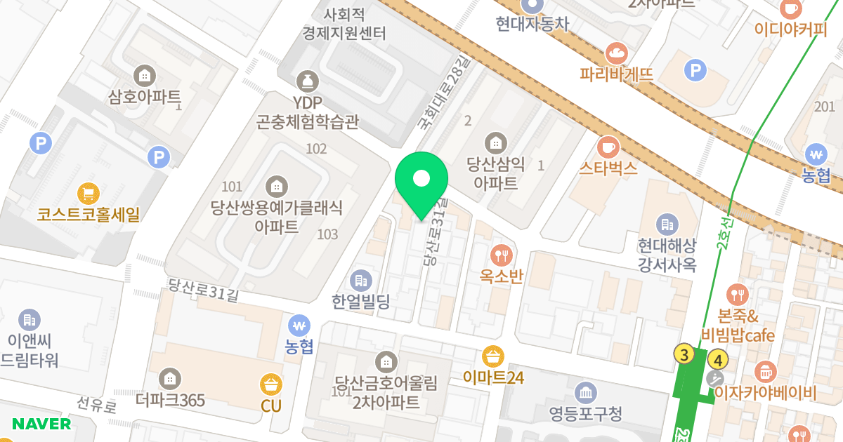 미라벨 위치 지도 - 서울특별시 영등포구 당산로31길 18-11