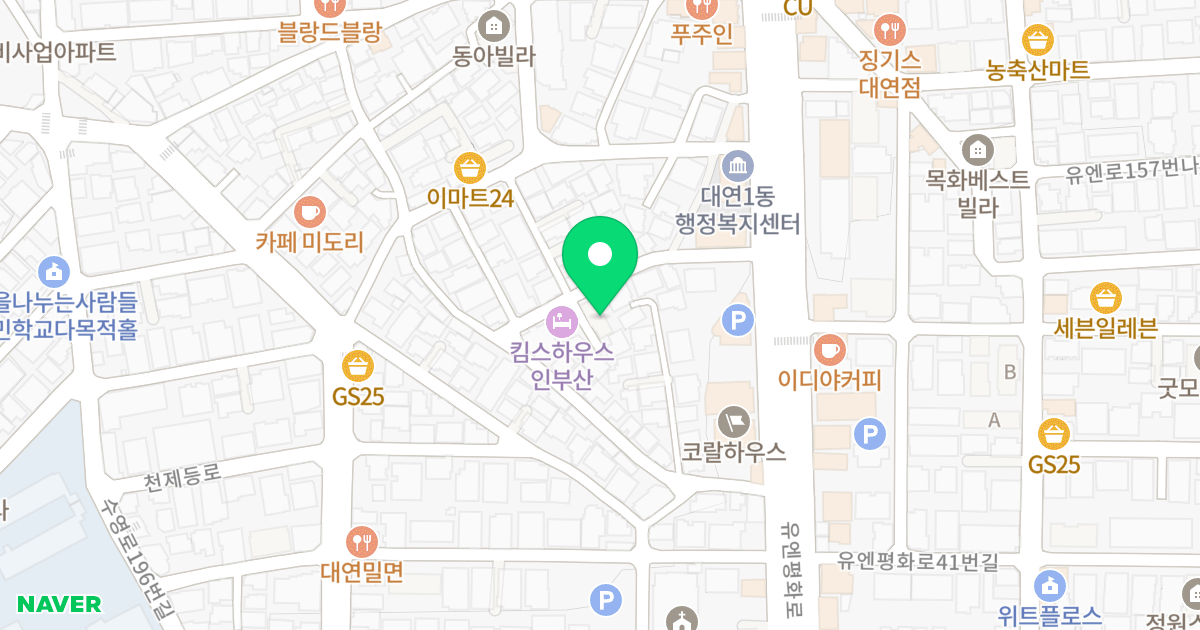 (987-53) 위치 지도 - 부산광역시 남구