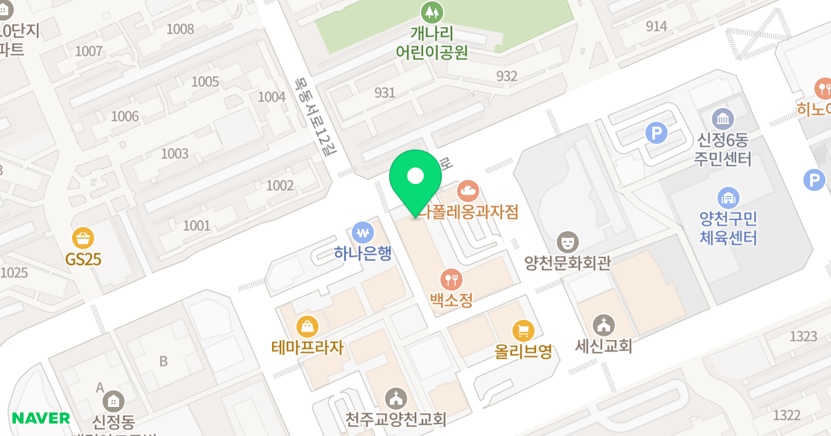 목동 이스타빌 위치 지도 - 서울특별시 양천구 목동서로 377