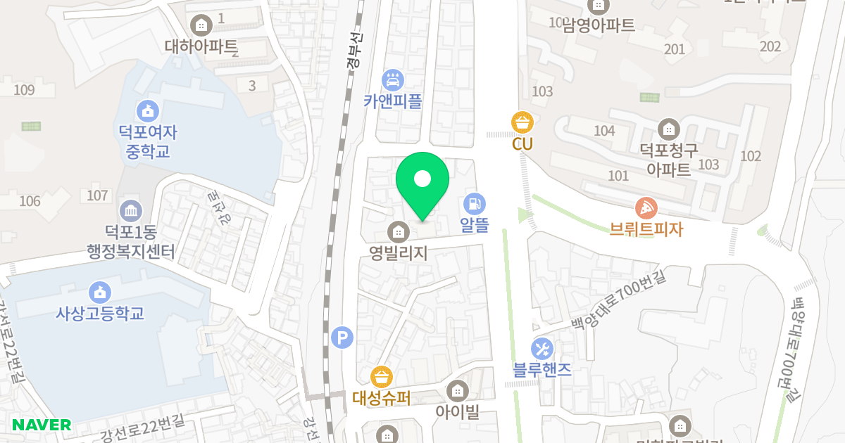 영빌리지 위치 지도 - 부산광역시 사상구