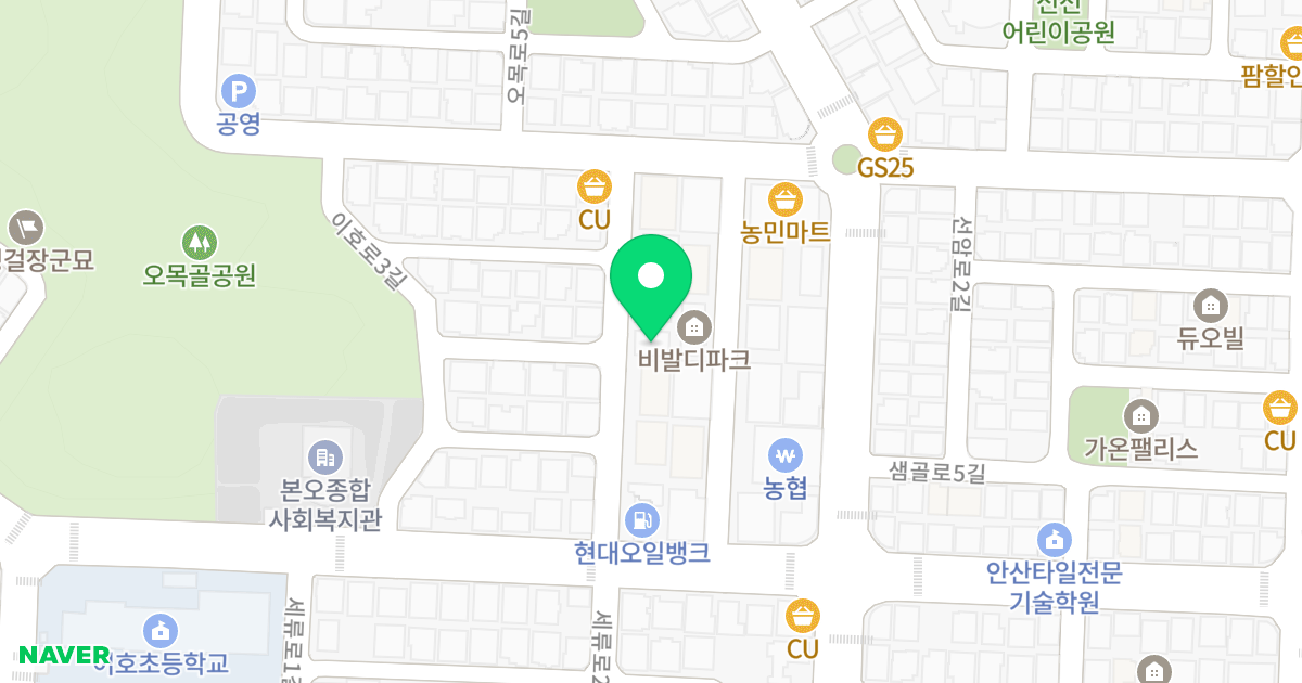 (948-26) 위치 지도 - 경기도 안산시 상록구