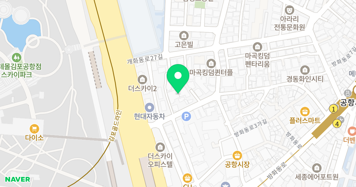 메종드아이디 위치 지도 - 서울특별시 강서구 개화동로29길 17-3