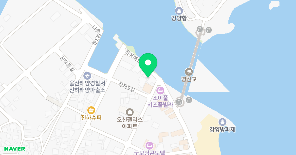 아성 일마레 위치 지도 - 울산광역시 울주군 서생면 진하해변길 8