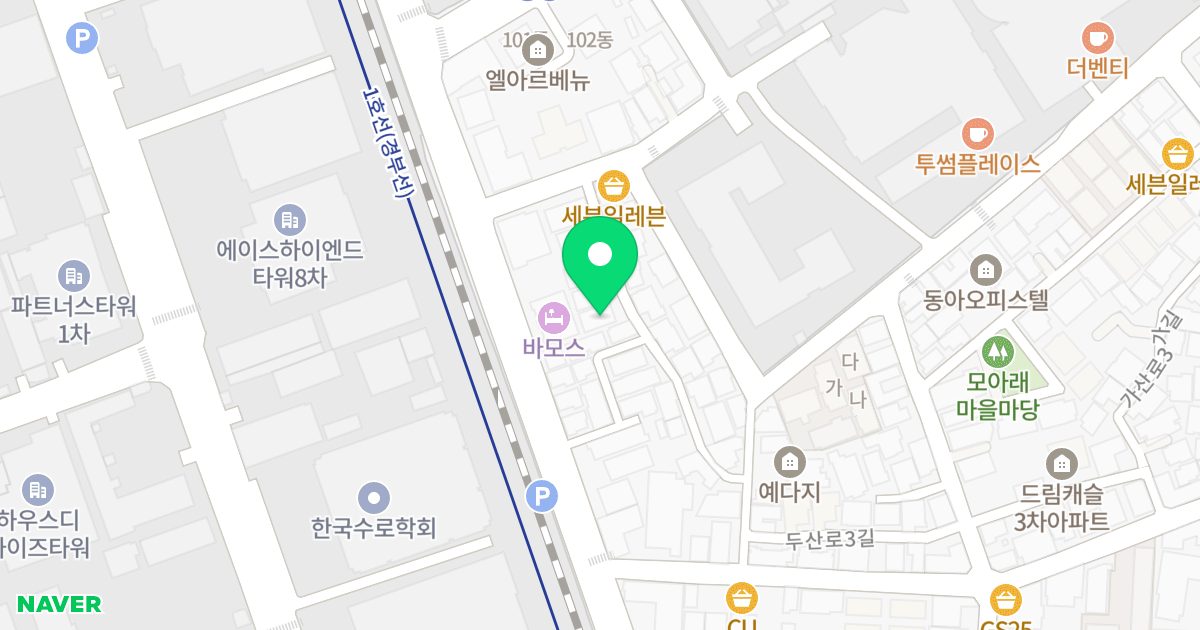 원평11차 위치 지도 - 서울특별시 금천구 벚꽃로26길 14