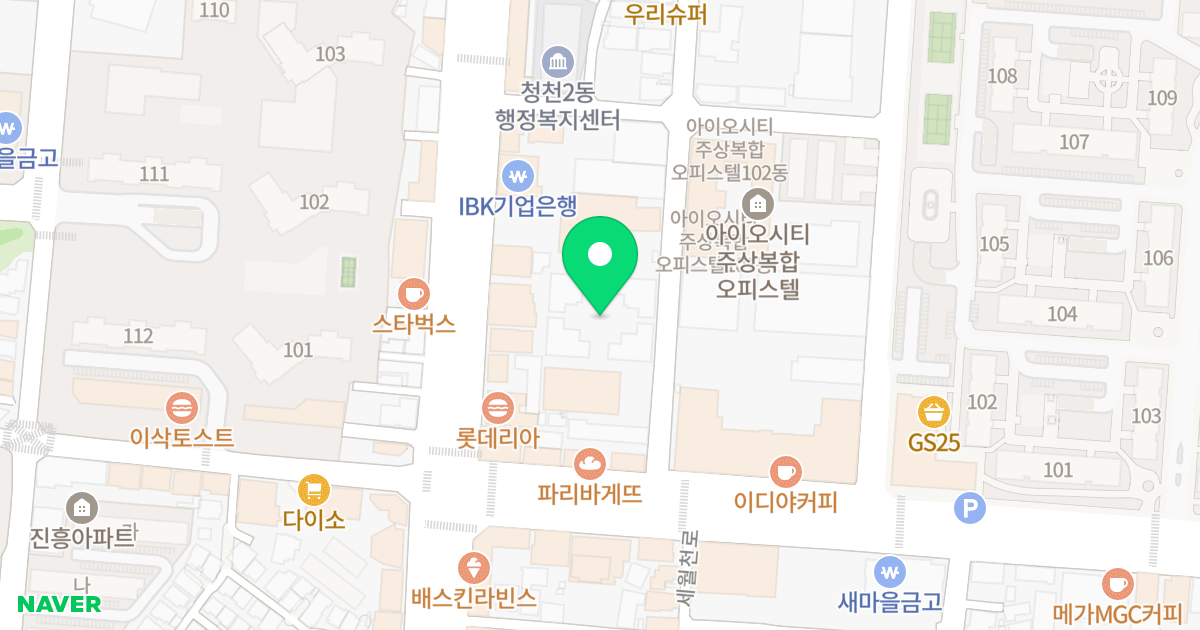 아크로팰리스 위치 지도 - 인천광역시 부평구 세월천로40번길 13