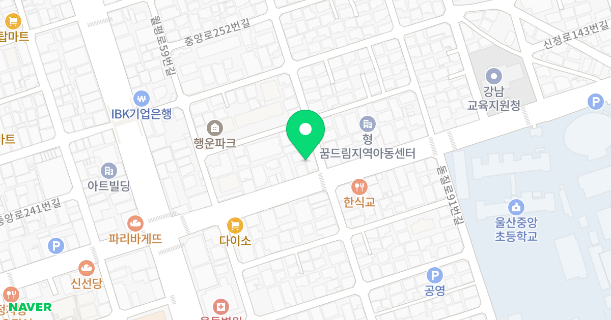 신정나이스빌 위치 지도 - 울산광역시 남구 월평로 67