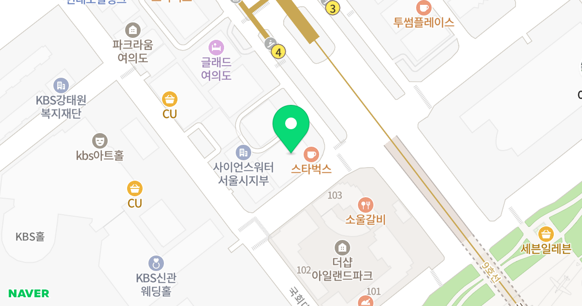 더하우스 소호 여의도 오피스텔 위치 지도 - 서울특별시 영등포구