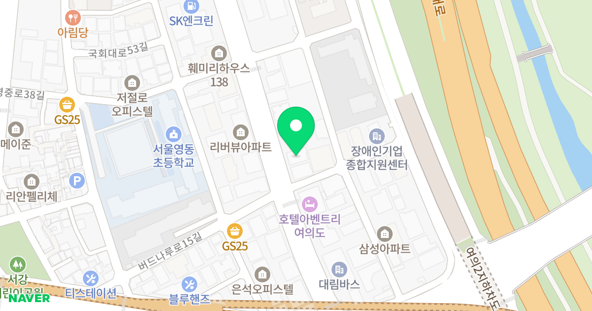 노들리안 오피스텔1 위치 지도 - 서울특별시 영등포구 버드나루로 94-1