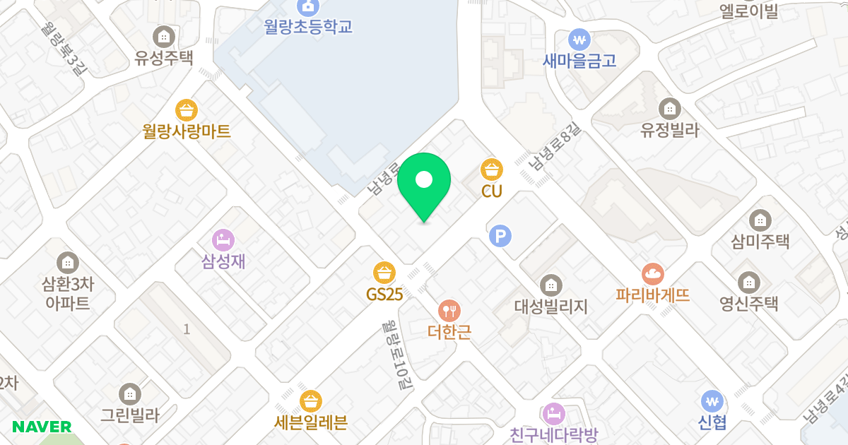 노형퍼스트빌 6차 위치 지도 - 제주특별자치도 제주시 월랑로10길 39