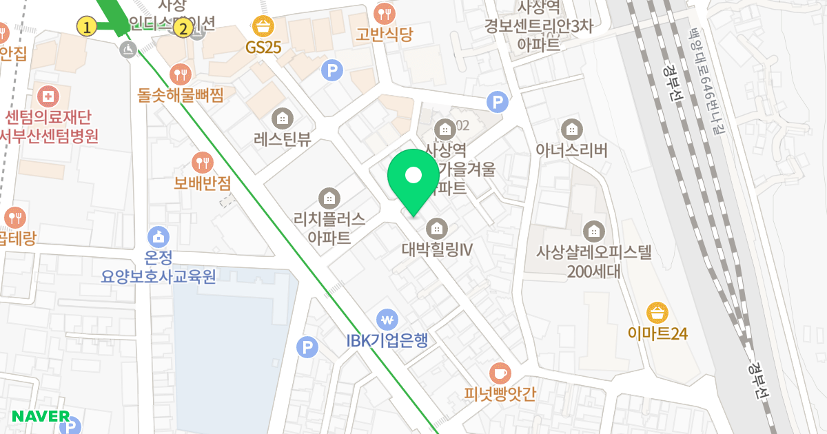 LK하우스 위치 지도 - 부산광역시 사상구 광장로86번길 37
