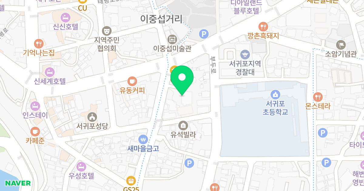 (576) 위치 지도 - 제주특별자치도 서귀포시 솔동산로 3