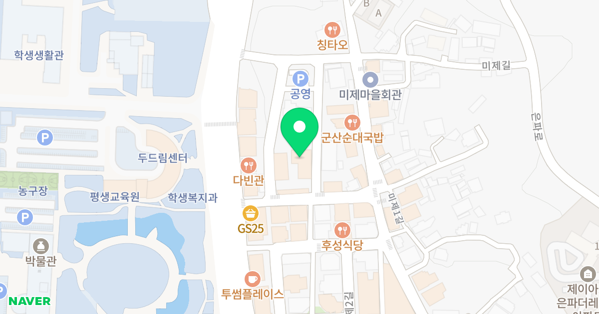 1동 위치 지도 - 전북특별자치도 군산시  9
