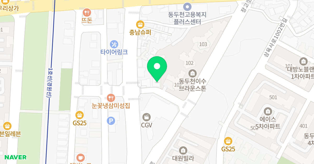 (362-9) 위치 지도 - 경기도 동두천시