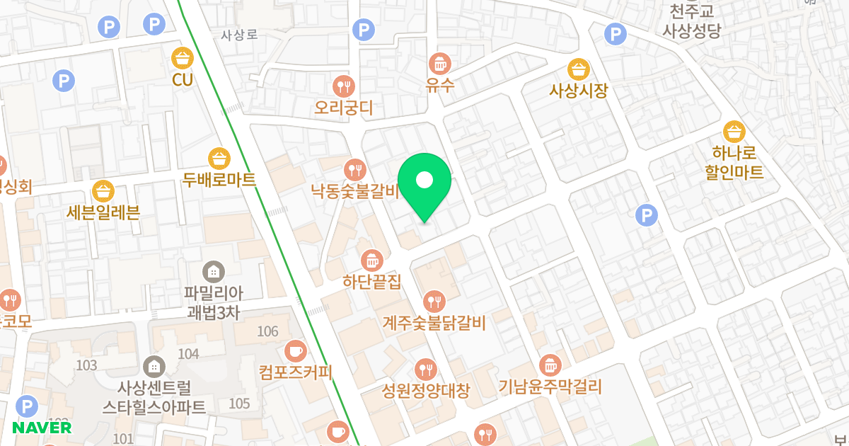 메이플파크 위치 지도 - 부산광역시 사상구 사상로224번길 17