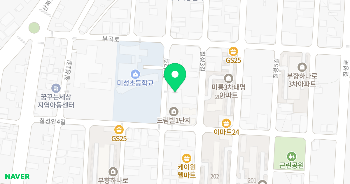 해강솔비앙 미룡시티3차 위치 지도 - 전북특별자치도 군산시 칠성2길 28