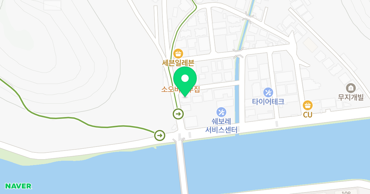(1166-14) 위치 지도 - 경상남도 거제시 연초면 소오비길 45