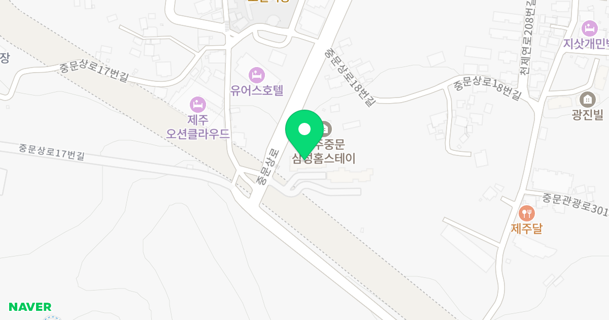 상지타운 위치 지도 - 제주특별자치도 서귀포시 천제연로178번길 37